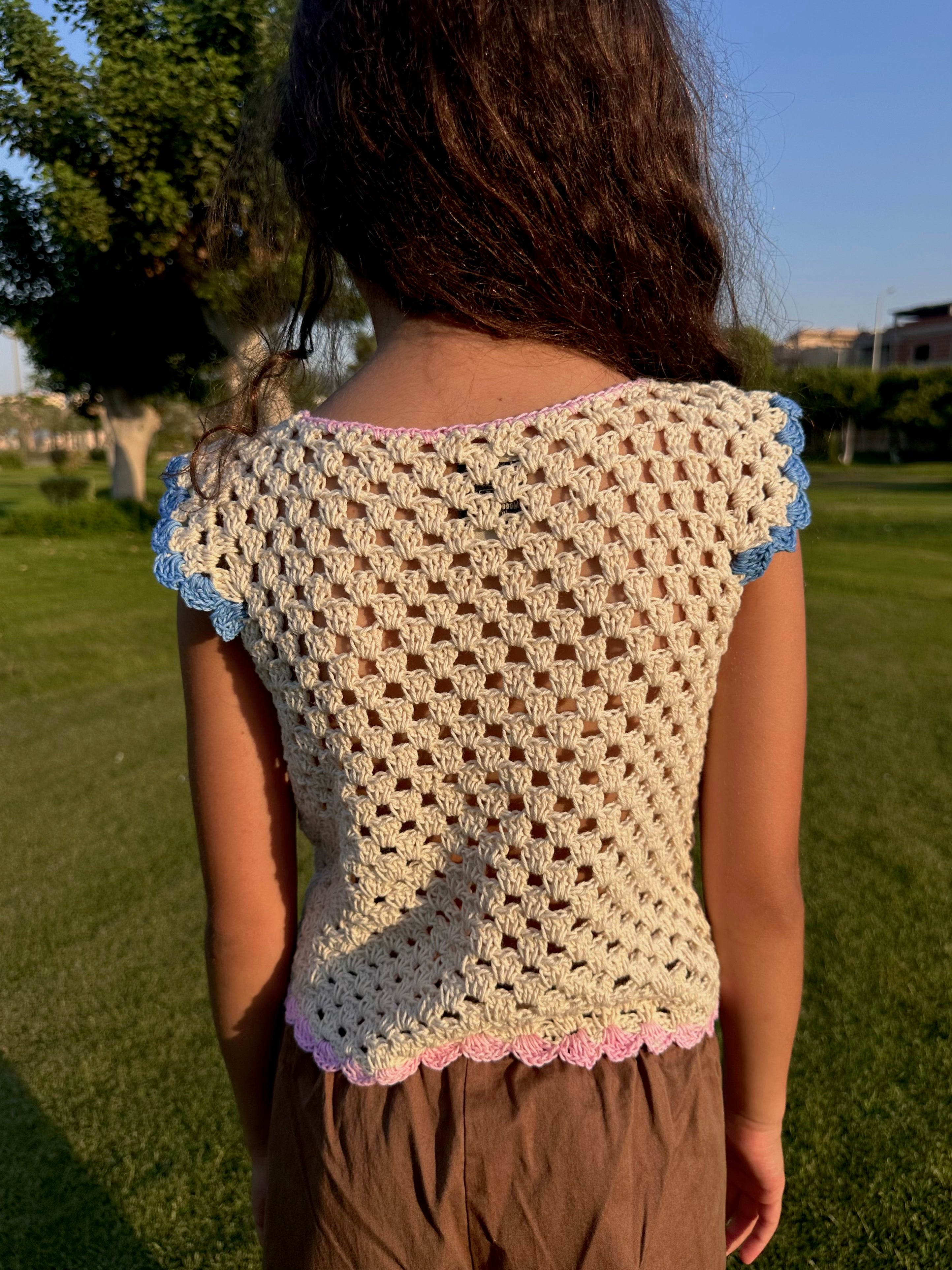 Sea Shell Crochet Top