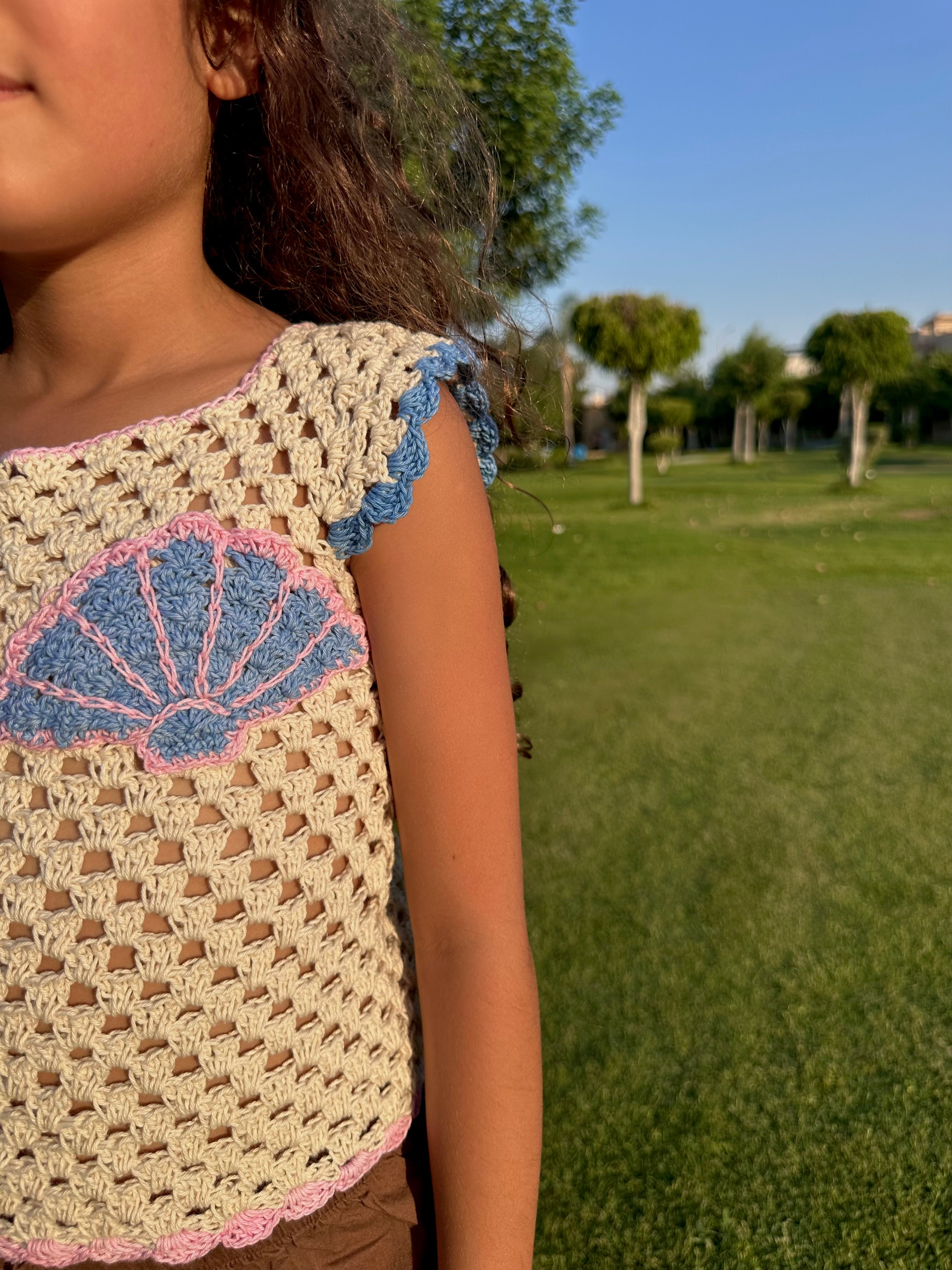 Sea Shell Crochet Top