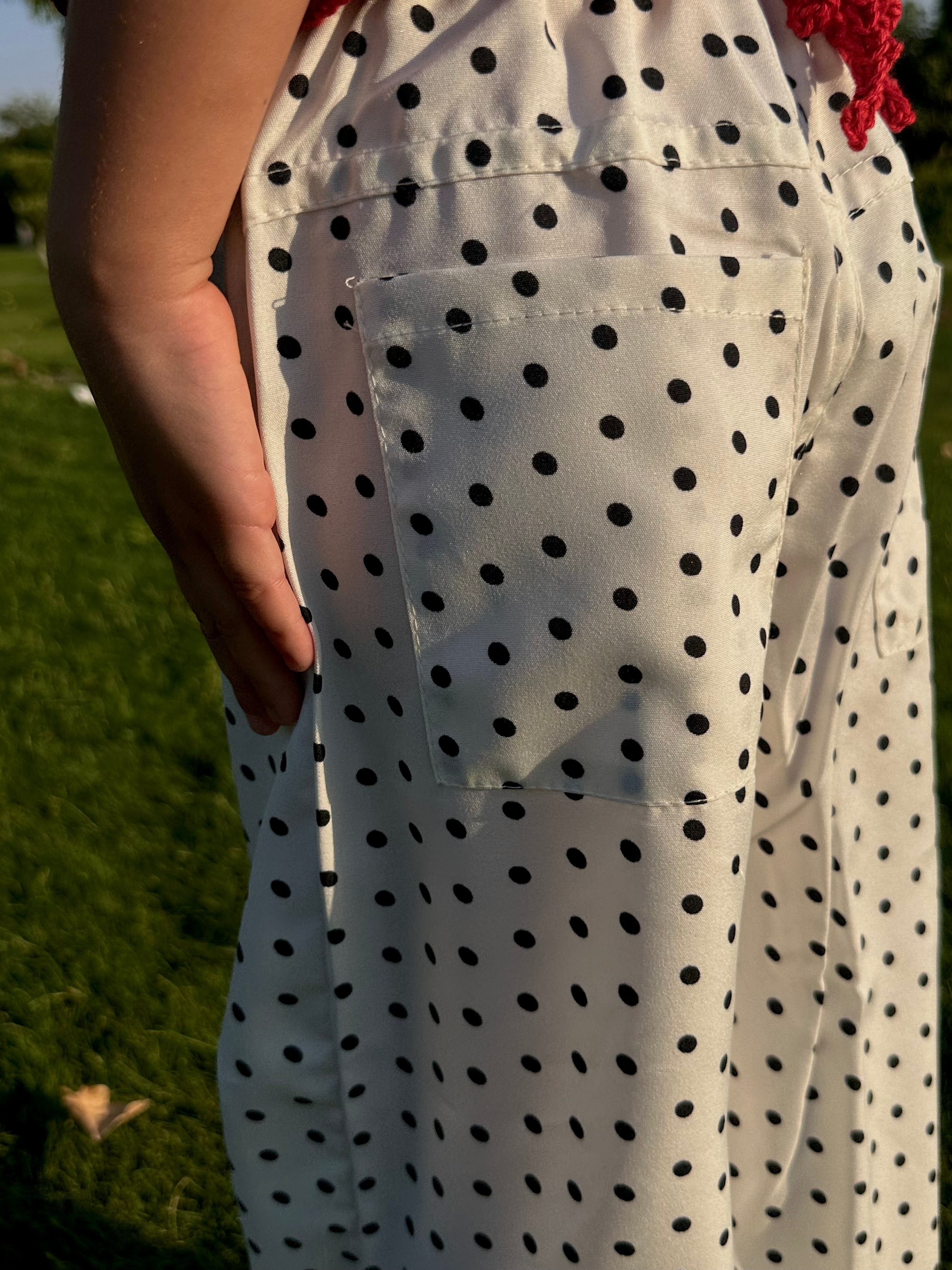 The Black and White Polka Dot Pants